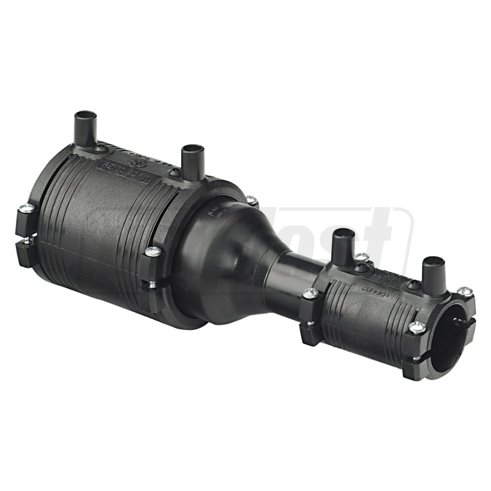 Reductie e/f D. 75 x 40 PE100 - KIT SDR11 PN16 39.5W  +GF+