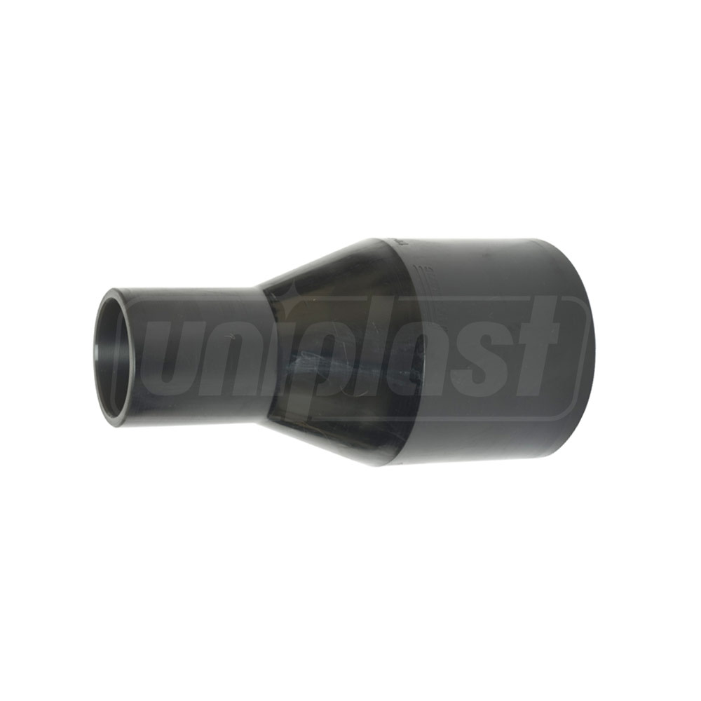 Reductie e/f D. 32 x 25 PE100 SDR11 PN16 39.5W A-L
