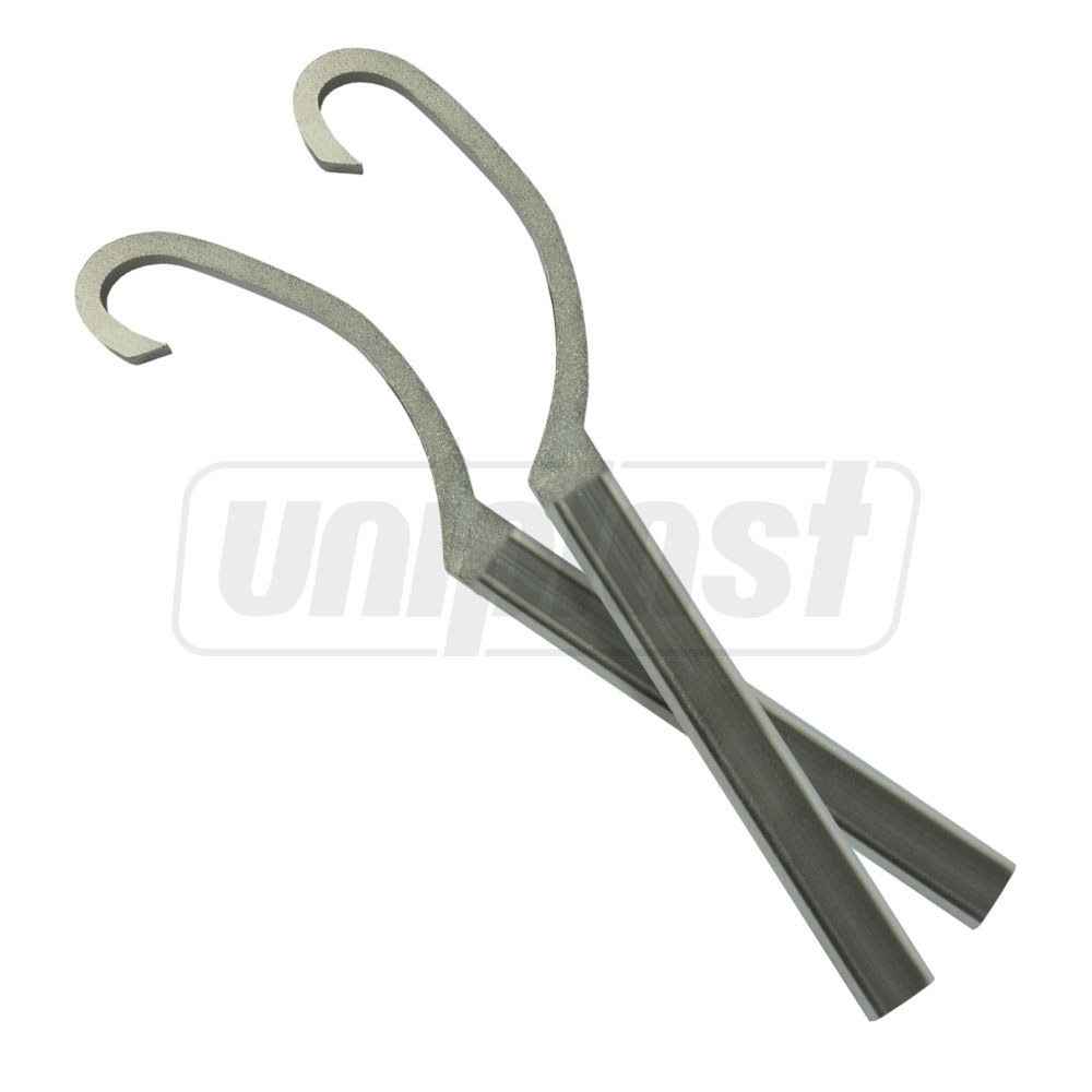 Cheie metal inox. pentru fitinguri compresiune D. 20-110 (T)  UNISERA