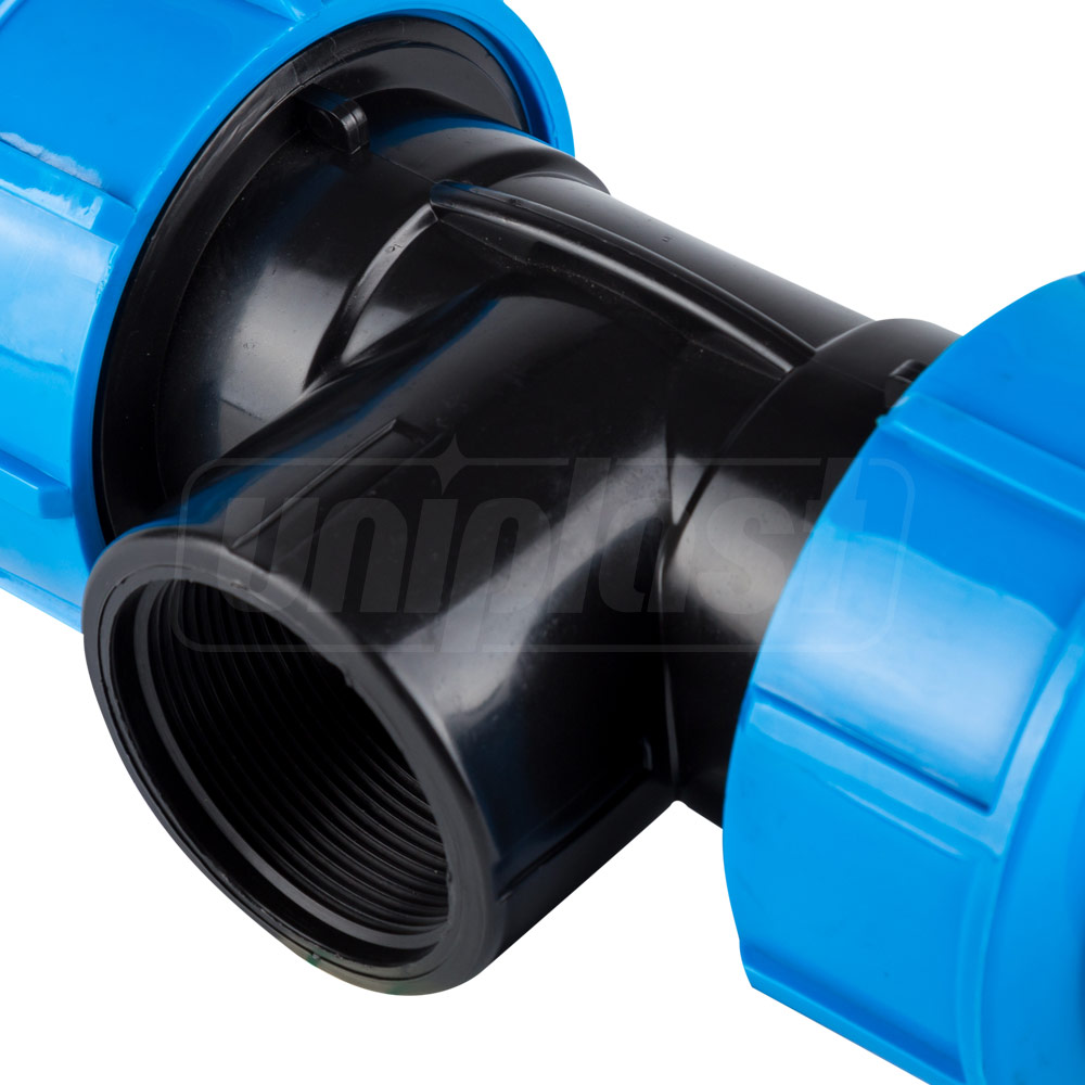 Teu compresiune D. 63 x 1.1/2" x 63 FI / T  UNISERA