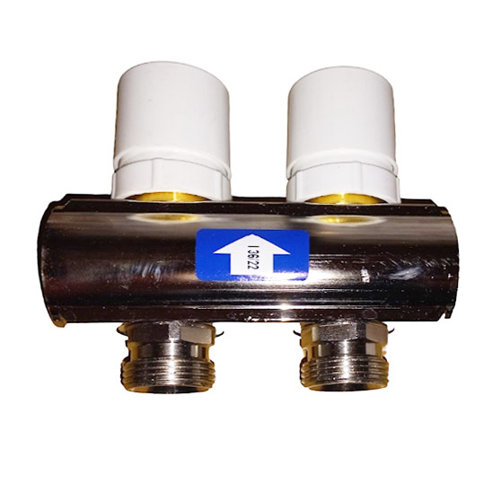 Distribuitor D. 1" FI/FI x 3/4" FE  2 cai (robinet sertar) 935  ITAP
