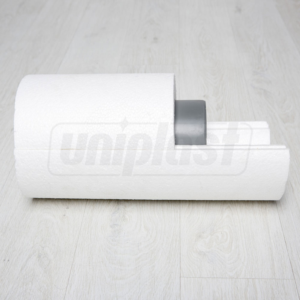 Izolatie teava din polistirol D.110 / 30 mm L=1.2 m (2 parti)