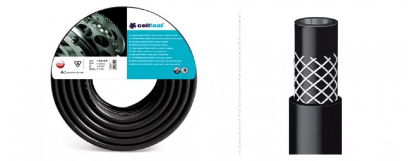 Шланг ECOTECH технический D. 8x2.5 PN10 (черный)  CELLFAST