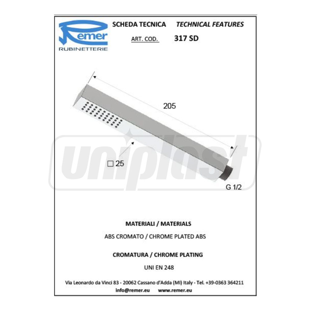 Para dus 317SDX  REMER