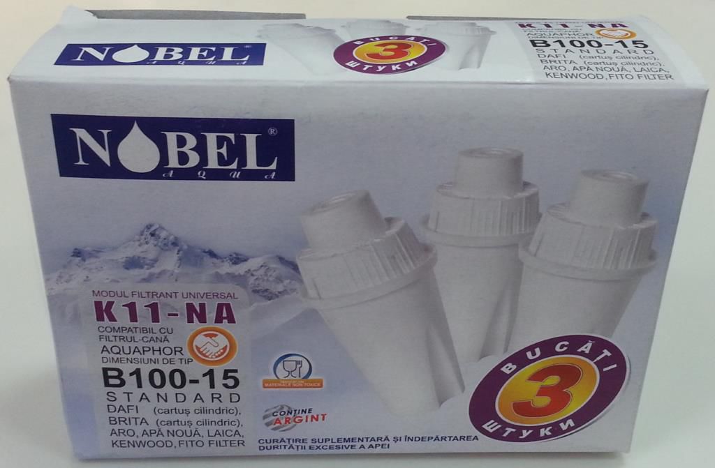 Cartus filtrant de schimb NOBEL AQUA K11-NA (3 buc.)