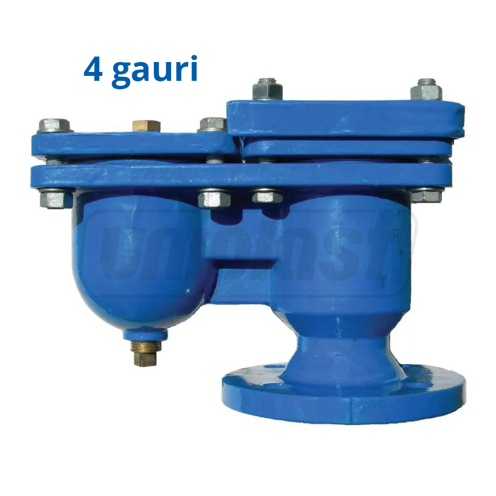 Vane fonta de aerisire-dezaerisire cu 2 camere D. 50 (4 gauri) HY