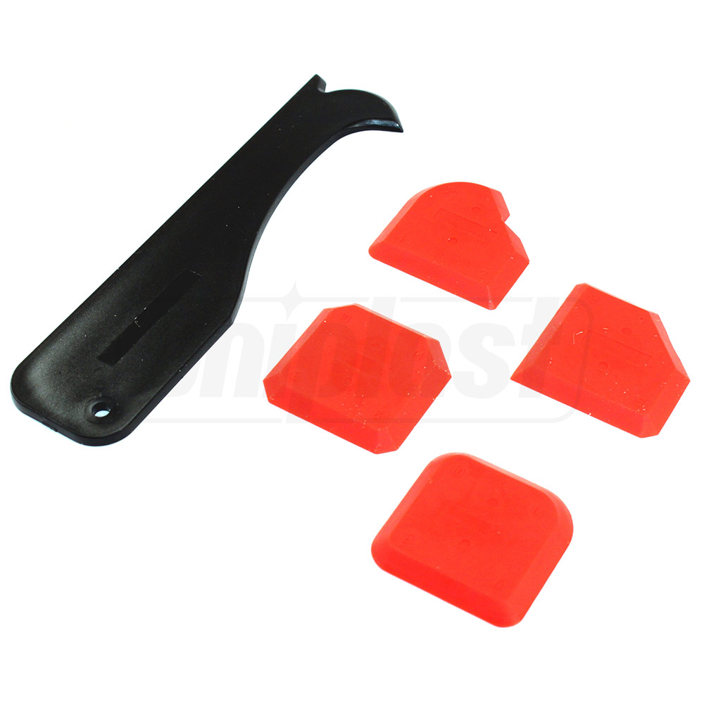 Spaclu PVC pentru silicon cu taietor 4 buc. YT5262  YATO
