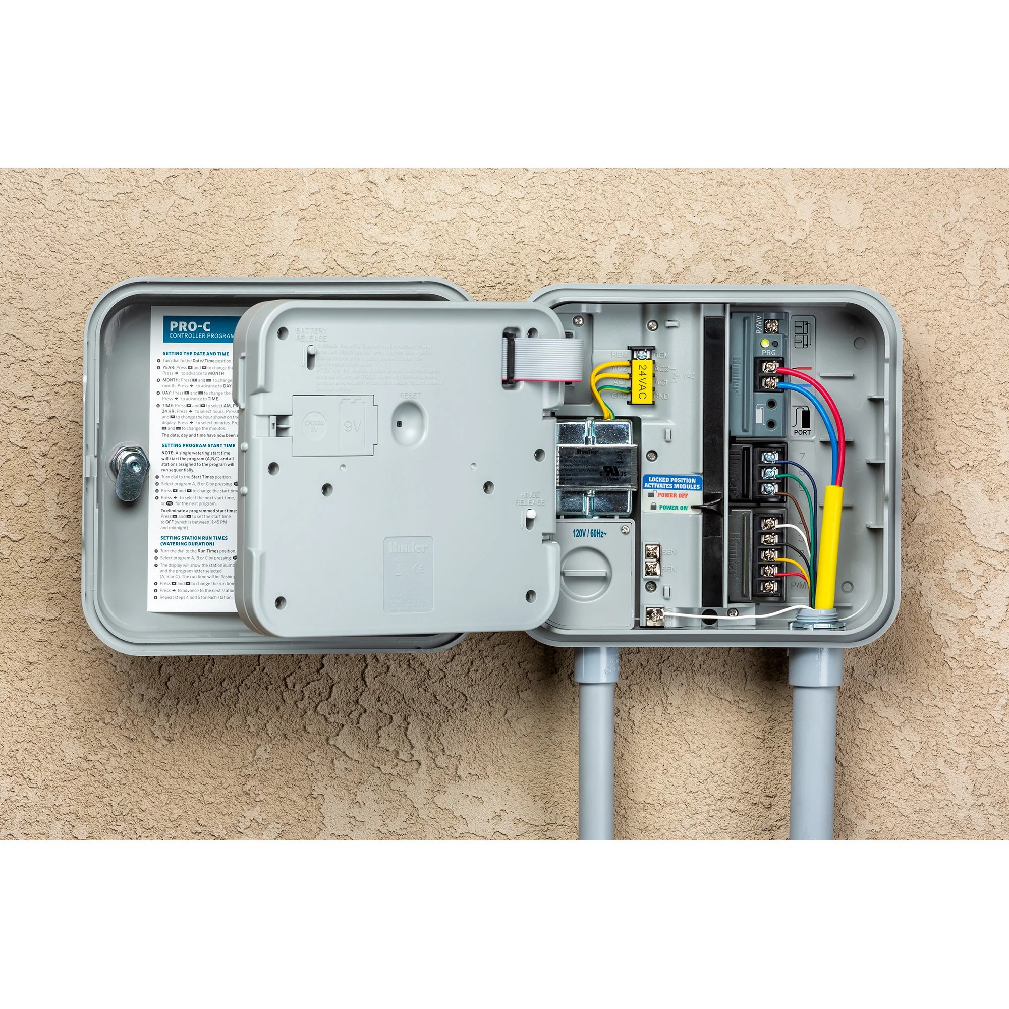Controller irigatii 22 V, 4 zone (exterior) Pro-C PC-401-E  HUNTER