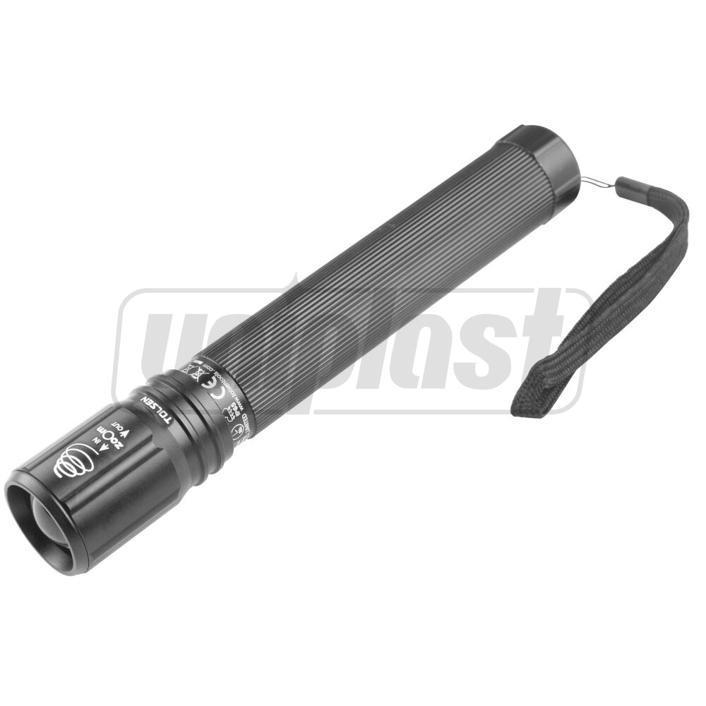Фонарик светодиодный LED с функией зума 10W/550LM  TOLSEN
