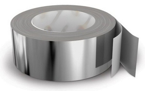Banda adeziva aluminiu 48 mm x  9 m x 65 mcm