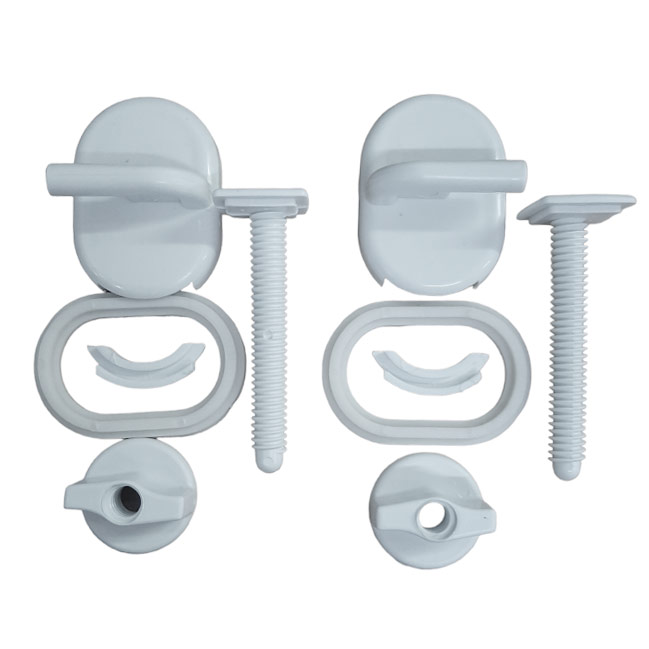 Set fixare capac WC (L=80 mm) СУ-2.10.3П  SOLOPLAST