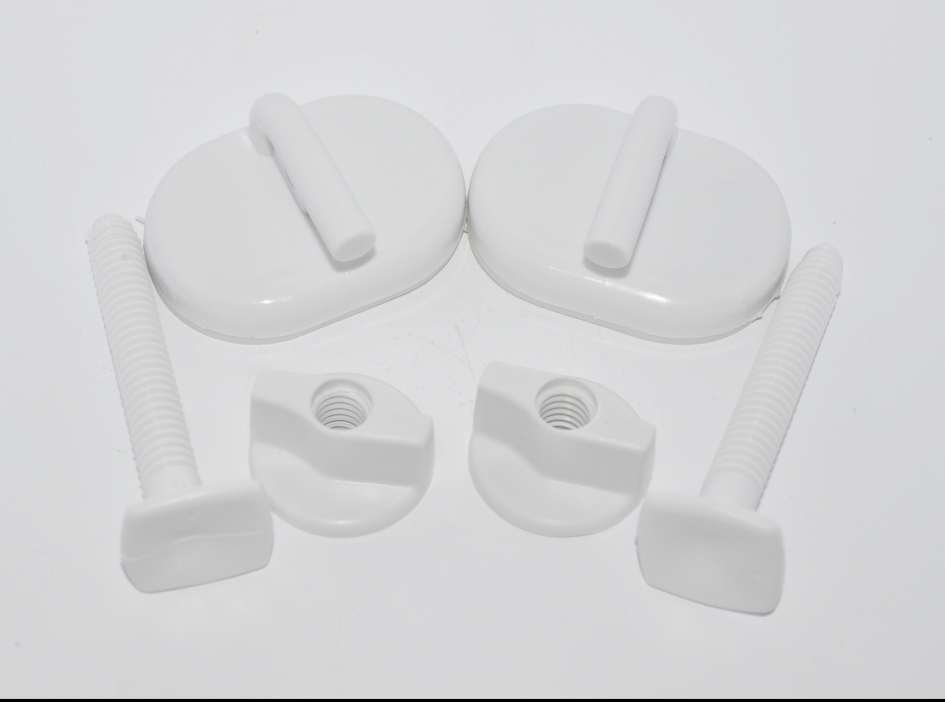 Set fixare capac WC (L=80 mm) СУ-2.10.3П  SOLOPLAST