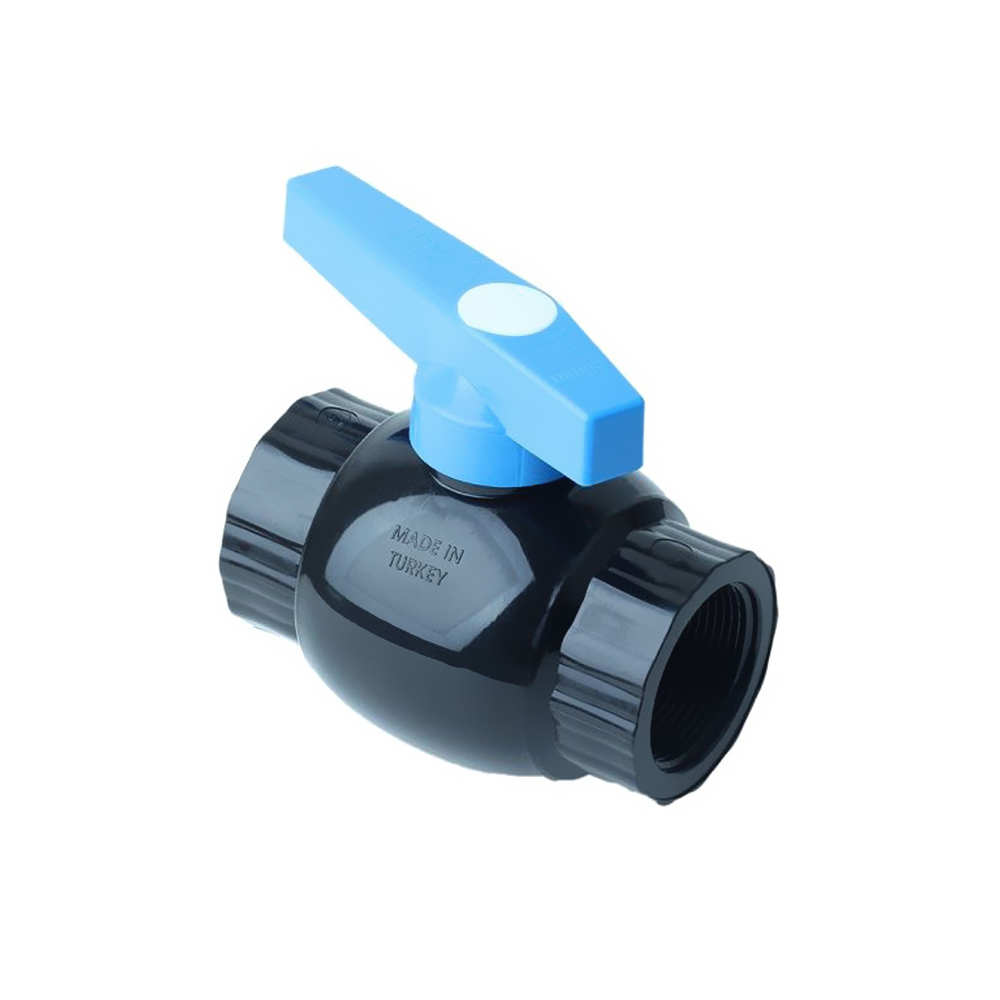 Robinet PP cu bila de metal D. 1.1/2" FI / T  UNISERA