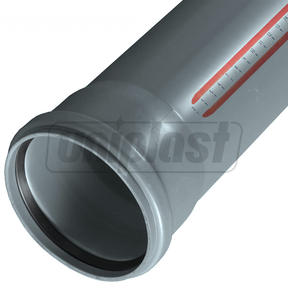 Teava PP D. 90 L=1 m / 2.2 mm (gri)  OSTENDORF