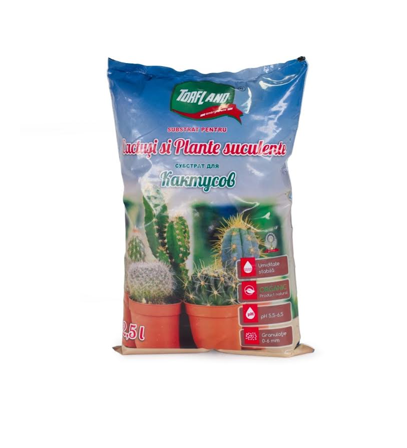 Substrat Turba pentru cactusi 2.5 L  TORFLAND