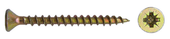 Surub pentru lemn (galben) 5.0x60 (10 buc.)