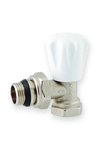 Robinet calorifer coltar Tur D. 1/2" FI/FE cu garnitura  KAS