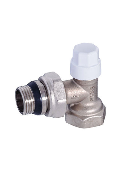 Robinet calorifer coltar Retur D. 1/2" FI/FE cu garnitura  KAS