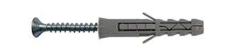 Diblu de polipropilena cu surub cap 6/3.5x30 (30 buc.)