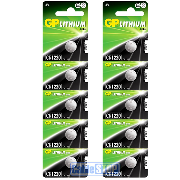 Baterie GP 3V Lithium Ø12.5х2mm CR1220-7C5