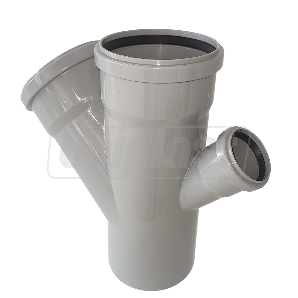 Ramificatie dubla PP D.110 x 110 / 45° x 50 / 45° SC
