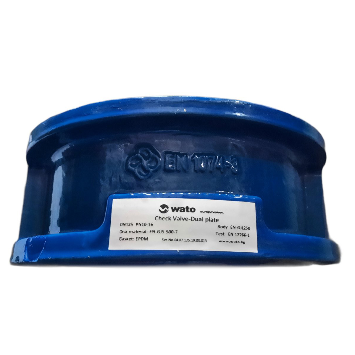Supapa fonta de sens cu arc intre flanse D.125 PN16 L=70 mm GJL-250  WATO