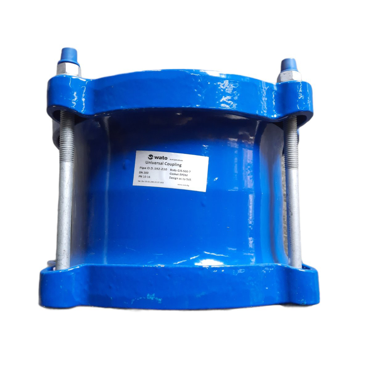 Mufa universala D.200 (192-210) PN10/16 L=130 mm  WATO