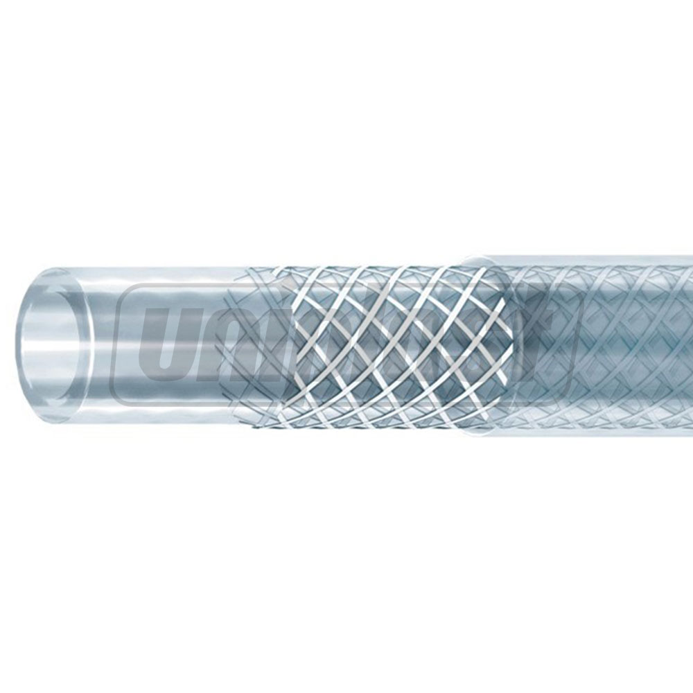 Furtun tehnic siliconat cu insertie PVC D. 8x2 (transparent) 20-238  CELLFAST L=25 m