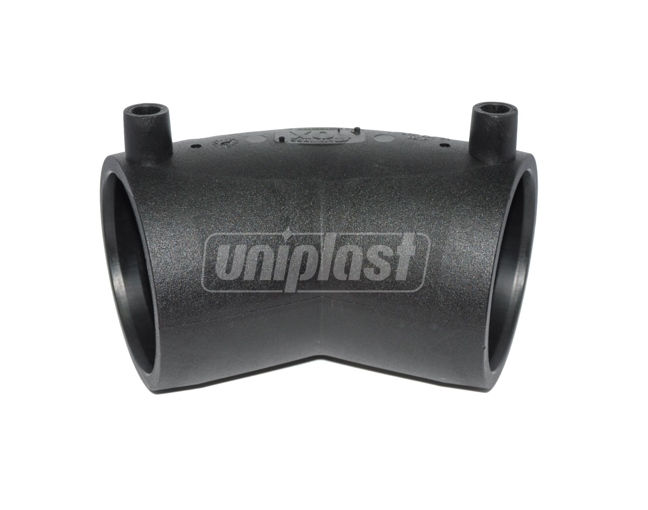 Cot e/f 45° D. 90 PE100 SDR11 PN16 39.5W S-B