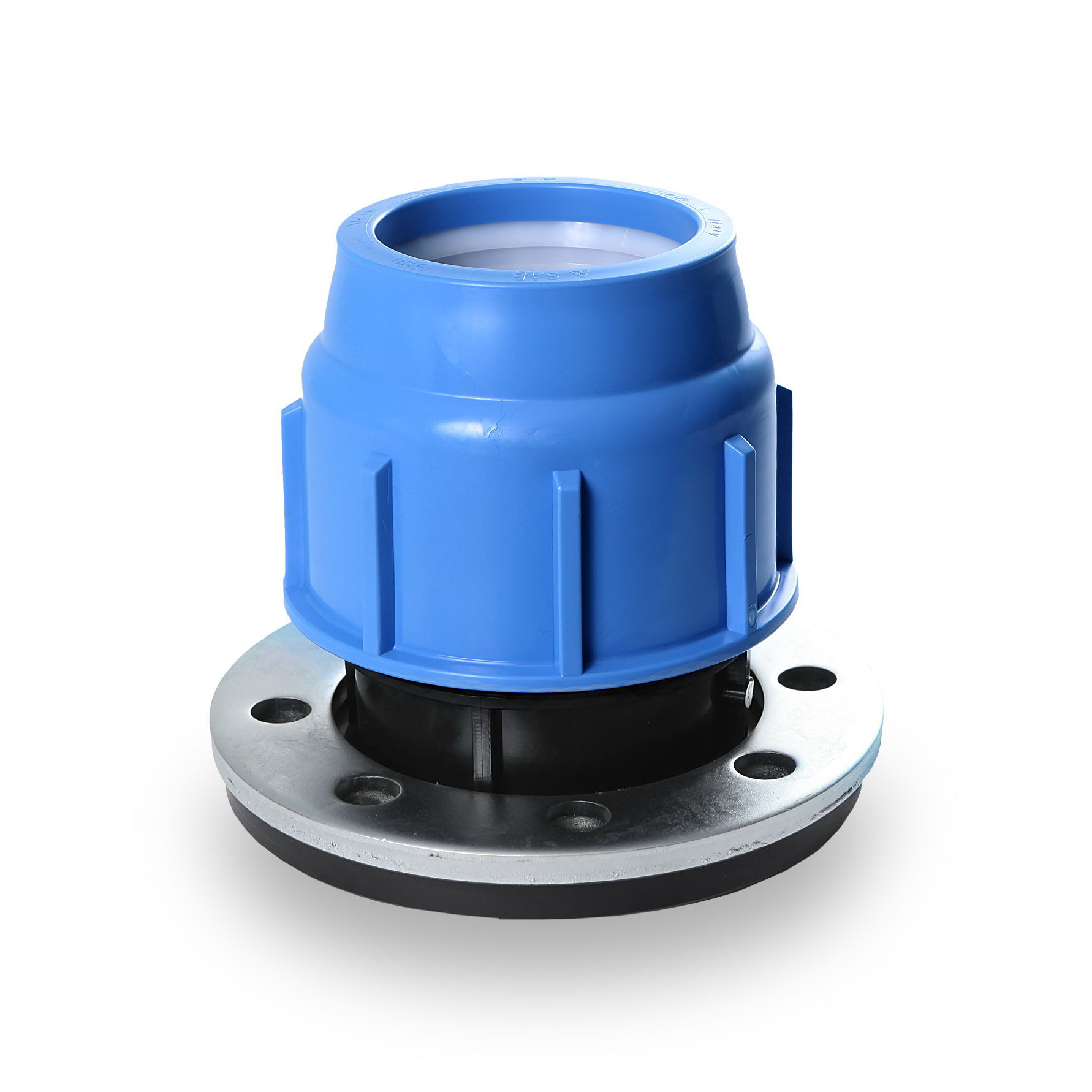 Adaptor compresiune cu flansa D. 75 x 2.1/2" / 16 A (flansa 8 gauri)  SAB