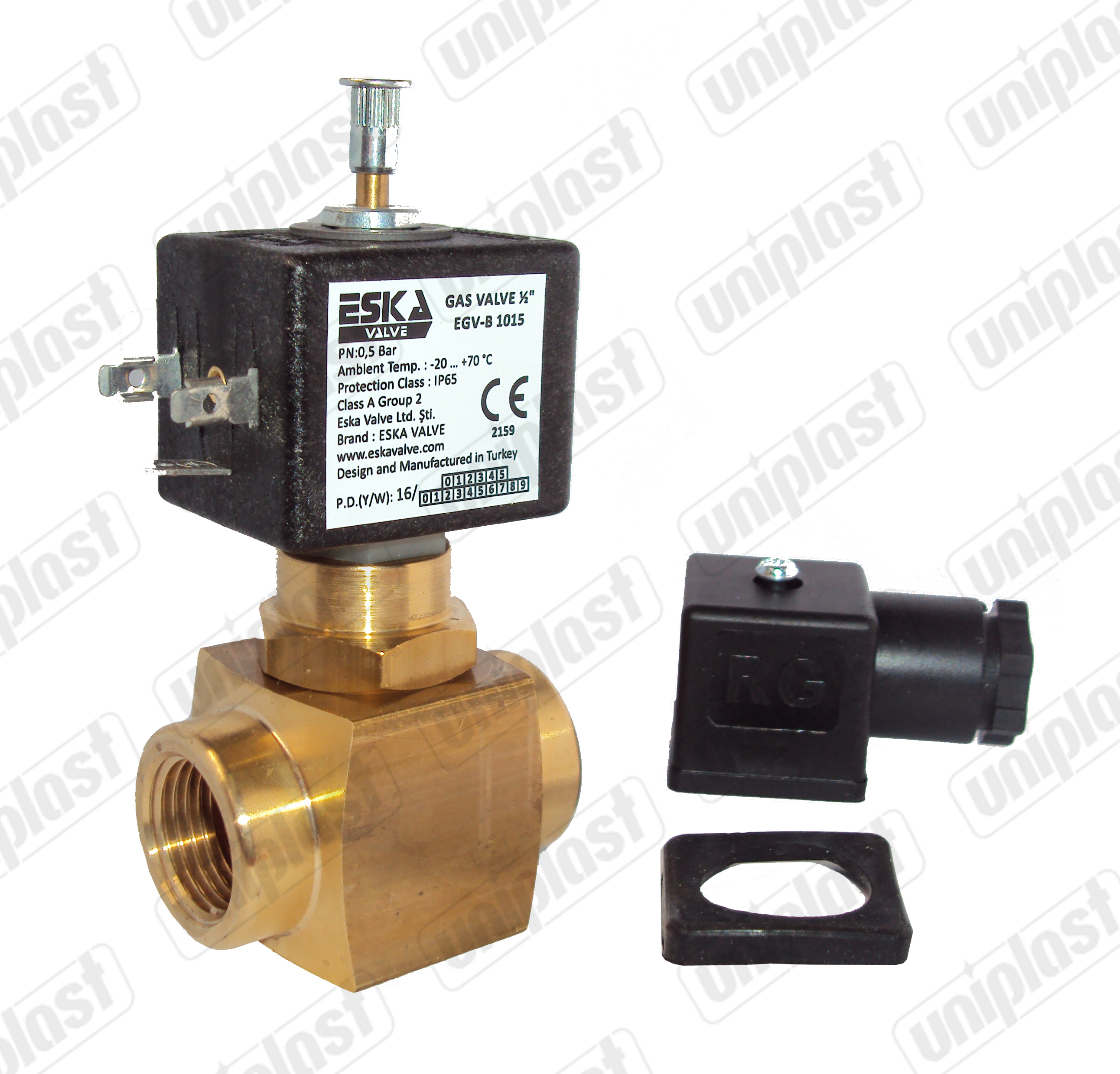 Clapeta gaz D.  1/2" deschisa EGV-B 1015 93-907