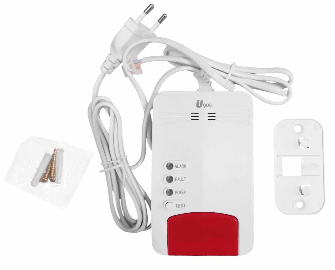 Semnalizator gaz SAFE HOUSE 250 Dual  UGAS (metan CH₄ + monoxid de carbon CO)