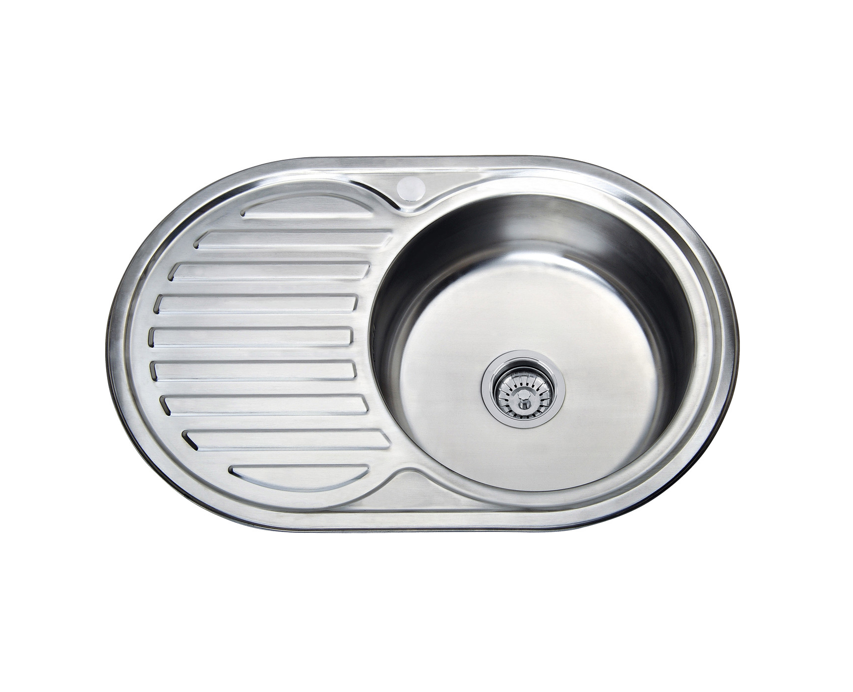 Мойка кухонная нержавеющая 0.6 мм (decor) 77/50 см правая 7750 R