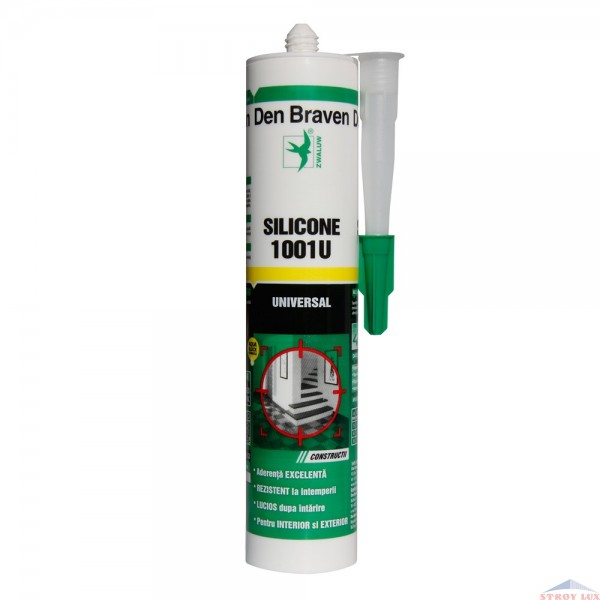 Silicon Universal 1001 negru 280 ml DIY  DEN BRAVEN