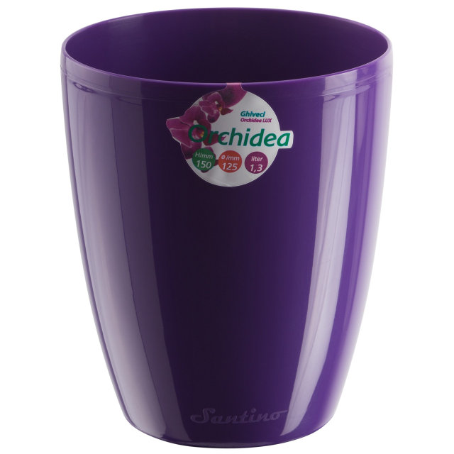 Вазон ORHIDEIA TWIN 2 л (фиолетовый) 619292