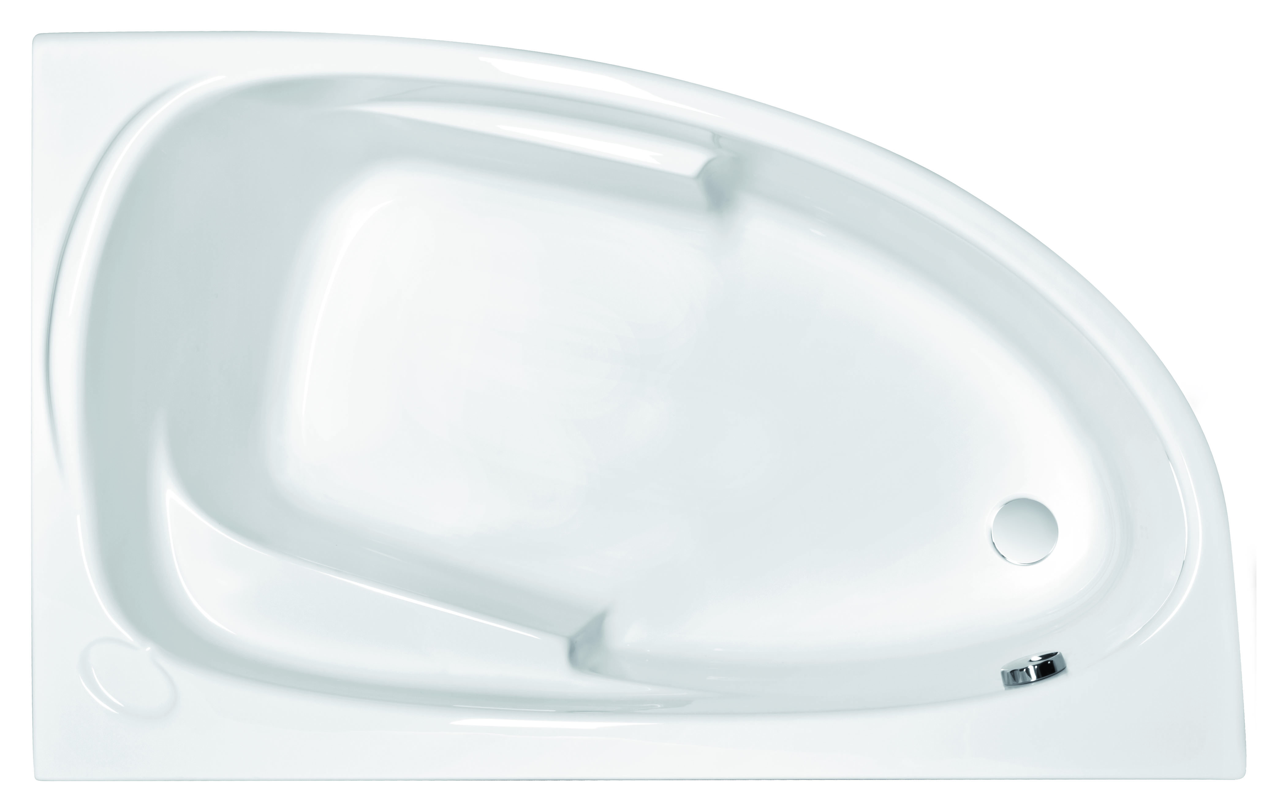 Сada de baie din acril CERSANIT Joanna 150 x 95 cm dreapta asimetrica (1030)