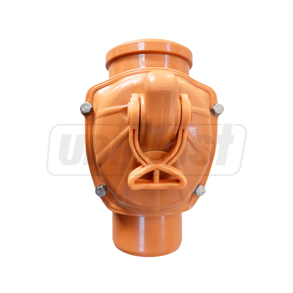 Clapeta de sens unic D.110 PVC (clapeta din inox) ZB110  KARMAT