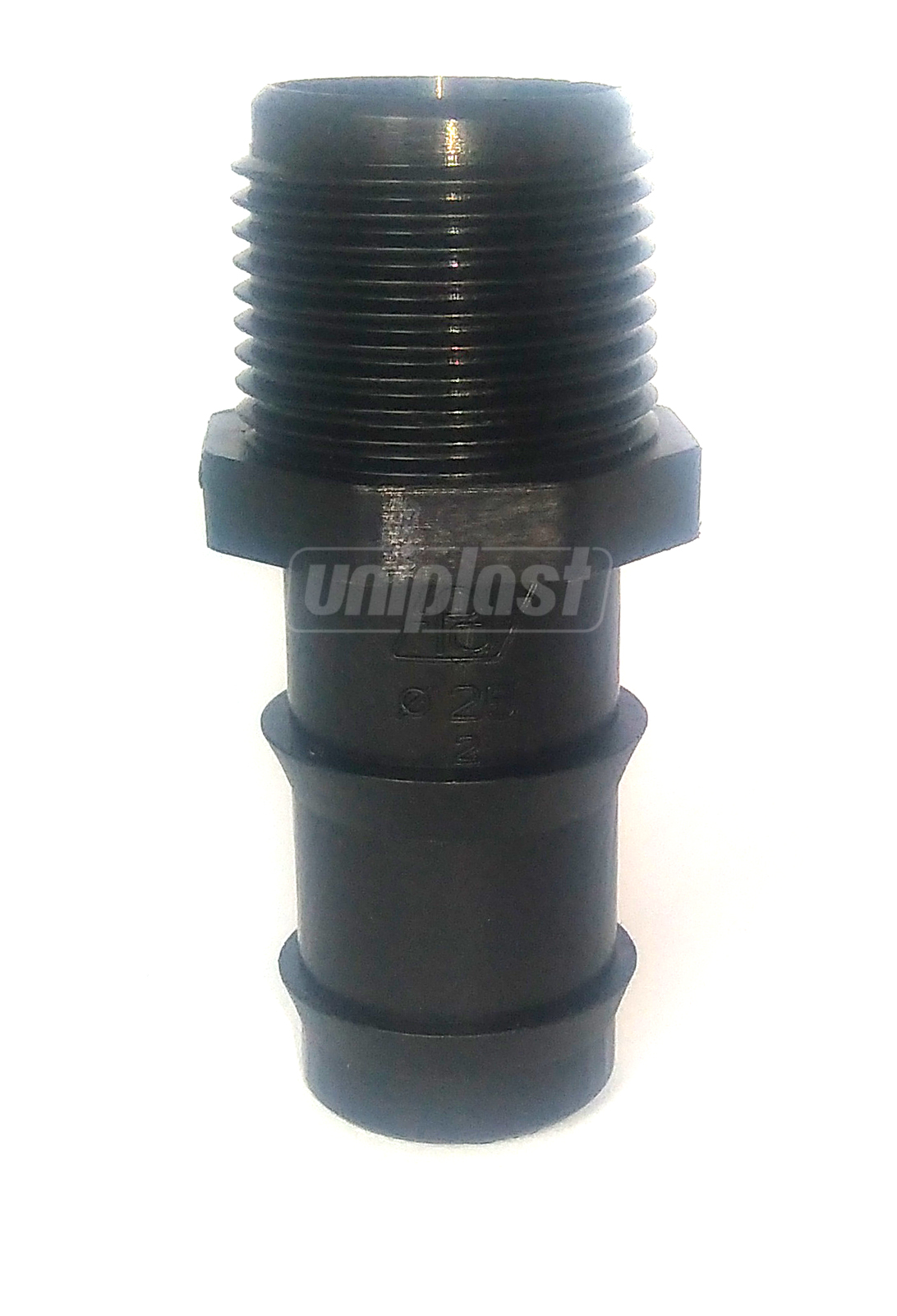 Adaptor cu portfurtun D. 20x3/4" FE (negru) 15010-2-C