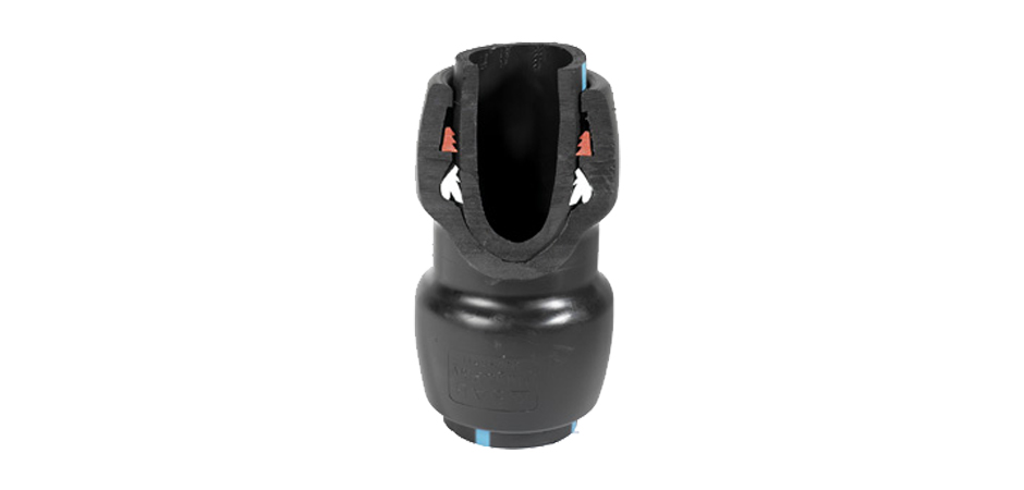 Соединение зажимное Plug & Play D.110 Nero  SAB