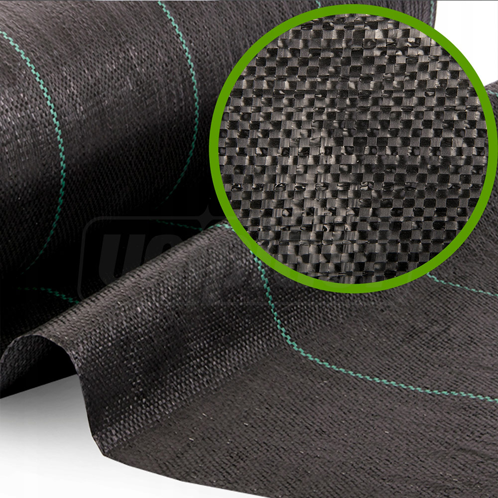 Agrotextil  90 g/m² (negru cu linie verde) (1.2 m х 50 m)  UNITAPE