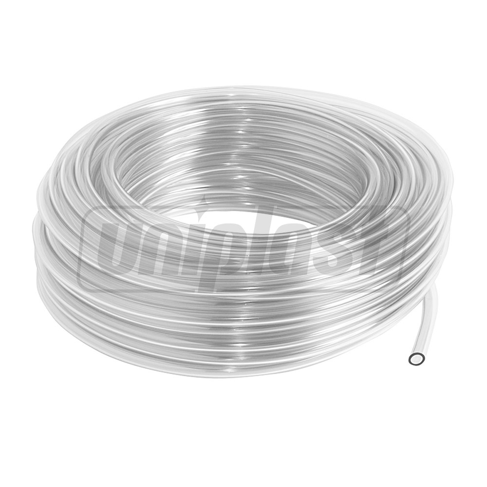 Furtun gradina siliconat, transparent PVC D. 7 (7/9 mm) PN3 Standart L=100 m