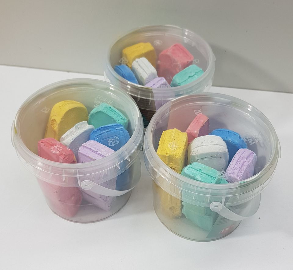 Creta colorata pentru asfalt (6 buc.)