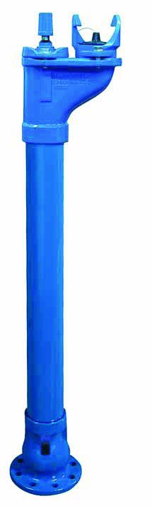 Hidrant subteran cu bila HP-6 D.100 EURO H=1000 mm PN16 GJS  BOHAMET