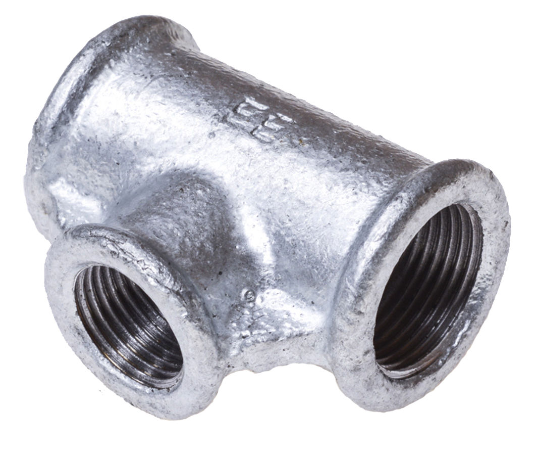 Teu redus D. 1.1/4" x 1/2" FI galvanizat