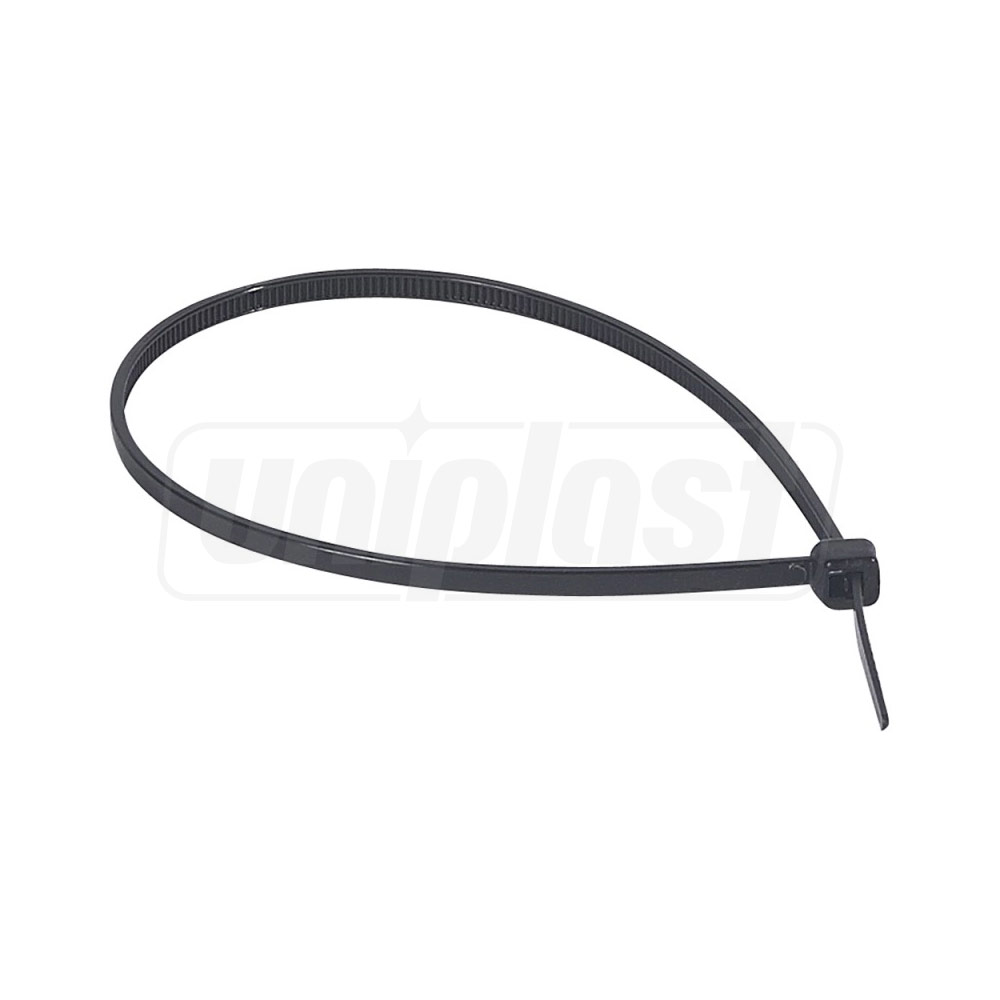 Coliere din nailon pentru cablu PL 4 x 300 mm (negre) (100 buc.)