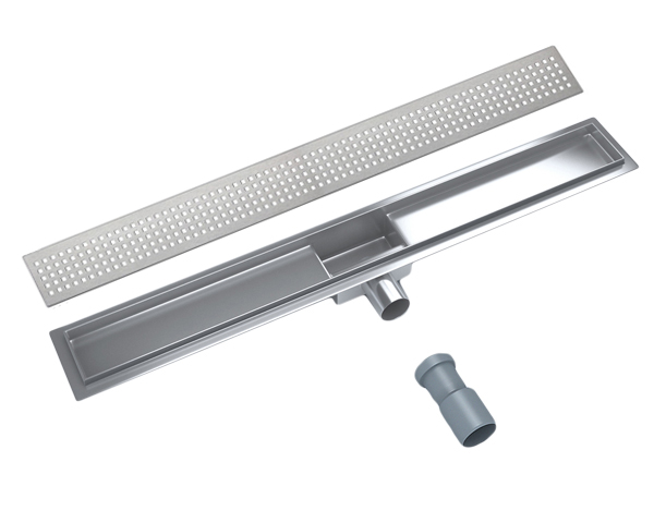 Rigola de dus lineara set 500 x 70 mm D. 50 x 90° QUADRATO (Patrat) FLH40-A2 С04  UNIPLAST