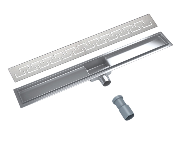 Rigola de dus lineara set 500 x 70 mm D. 50 x 90° ZIPPER (Fermoar) FLH40-A2 С03  UNIPLAST