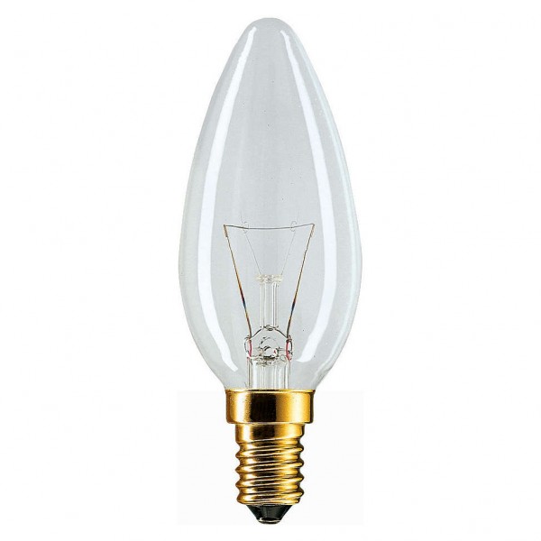 Лампа накаливания PANLIGHT cвеча прозрачная 40W 240V E14 (31658)