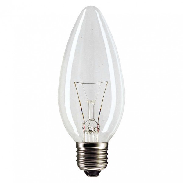 Лампа накаливания PANLIGHT cвеча прозрачная 60W 240V E27 (31655)