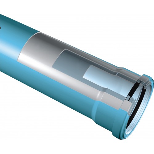 Труба ПП D.110 L=3 м / 3,4 мм Silenta 3A®  HAKAN +GF+